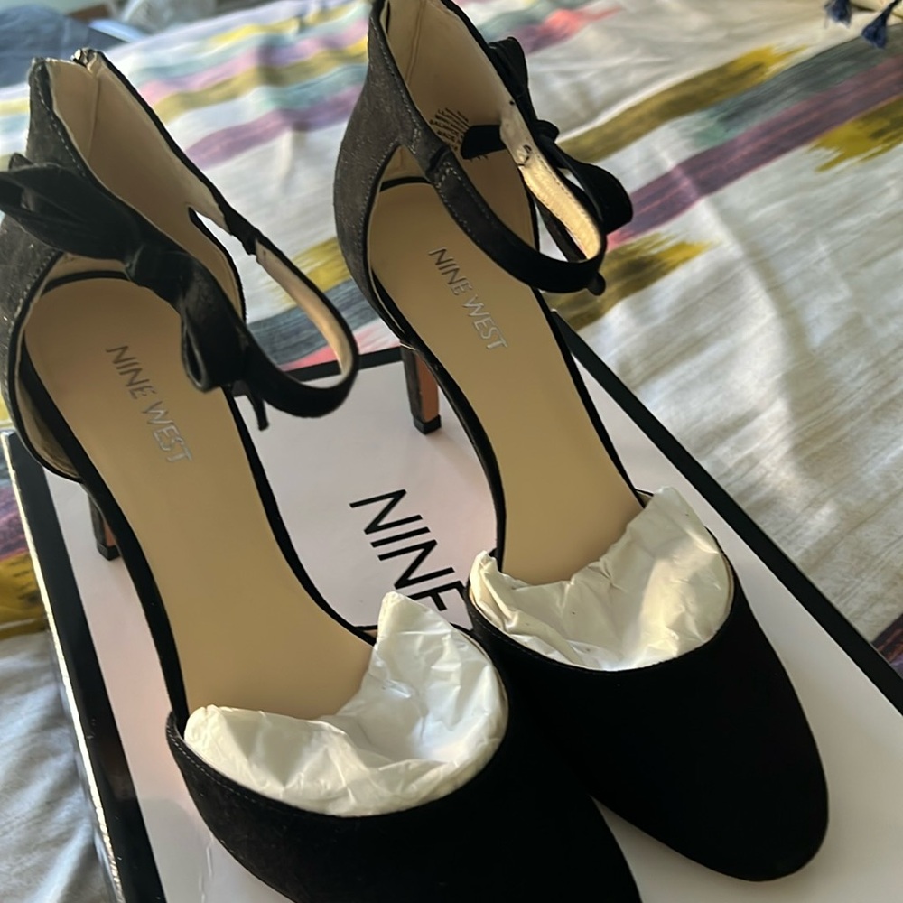Nine West Black Suede Shoes
